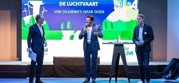 Podium KLM event