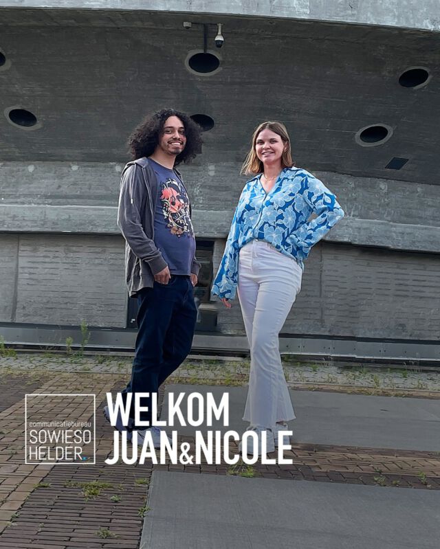 De herfst is aangebroken en met veel plezier gaan wij, bij #SowiesoHelder en #SowiesoDigital, het laatste kwartaal van het jaar in. Dat doen wij samen met twee nieuwe collega’s! Nicole van Kesteren en Juan Espinosa Agudelo. 

Nicole zal aan de slag gaan als junior grafisch vormgever. Zij heeft zo’n 2 jaar ervaring in een communicatiebureau in webdesign. Ze wordt heel enthousiast van team cohesie en de persoonlijke groei in een levend bedrijf. 

Juan gaat aan de slag als full-stack developer. Hij heeft software engineering gestudeerd aan de HVA. In zijn vrije tijd vindt hij het leuk om te speedrunnen, zo snel mogelijk een game uitspelen. 

Welkom in ons team allebei! 

#team #teamsowiesohelder #sowiesohelder #sowiesodigital #projectmanager #colleagues #teamwork